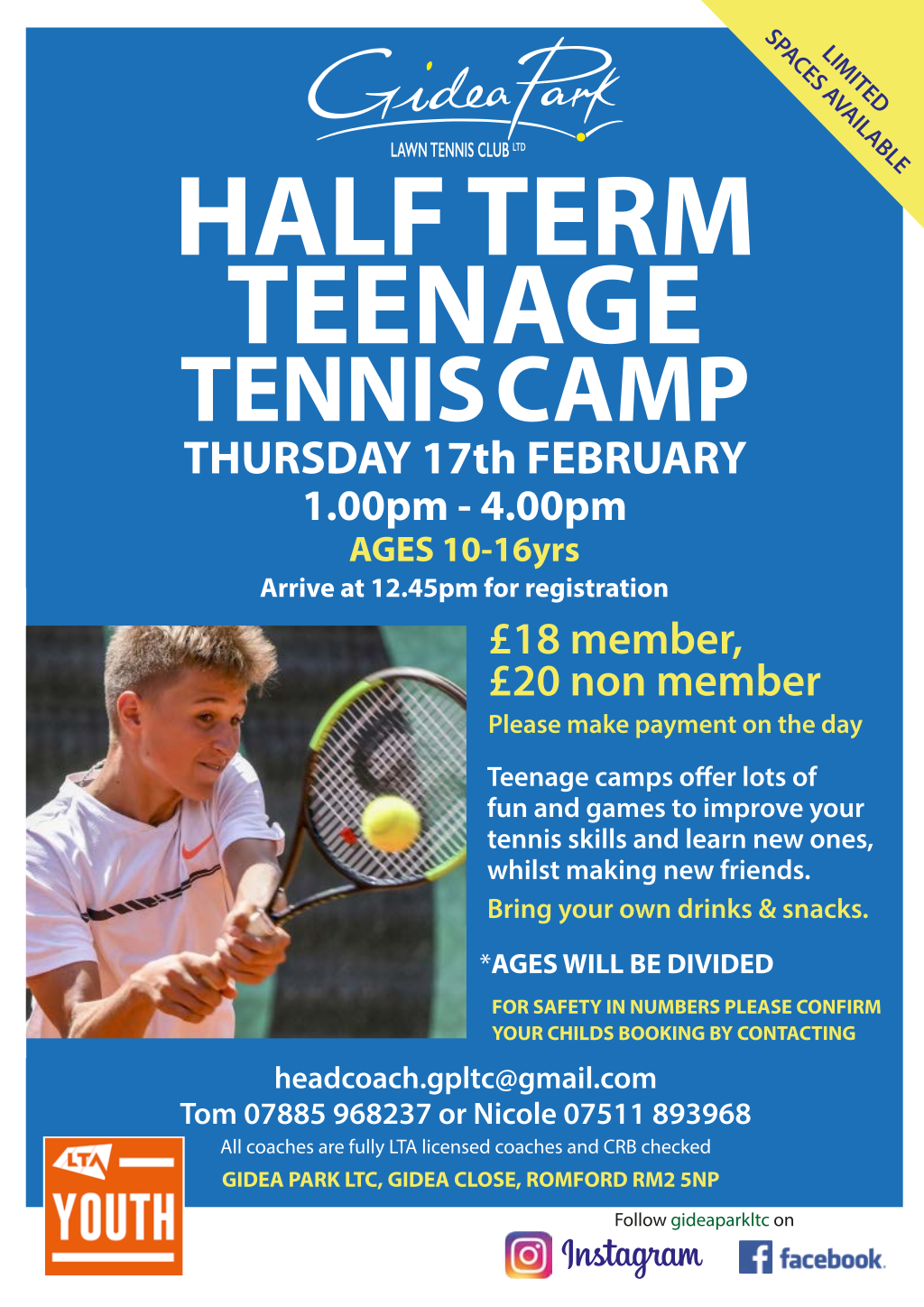 Tennis Camps Feb 2022 Page 2